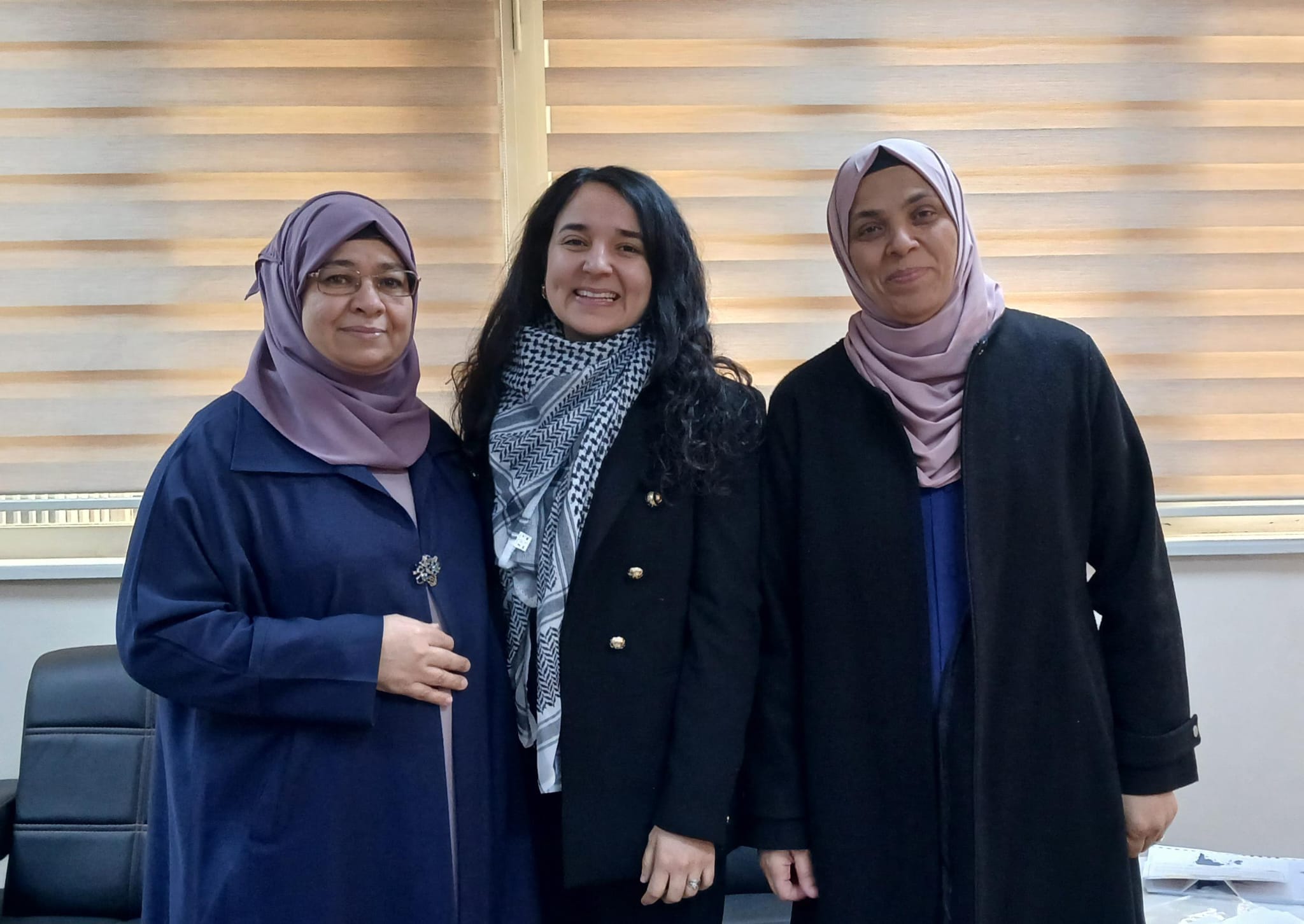 زيارة عضو ائتلاف أوروبا لمقر ائتلاف المرأة العالمي لنصرة القدس وفلسطين في إسطنبول