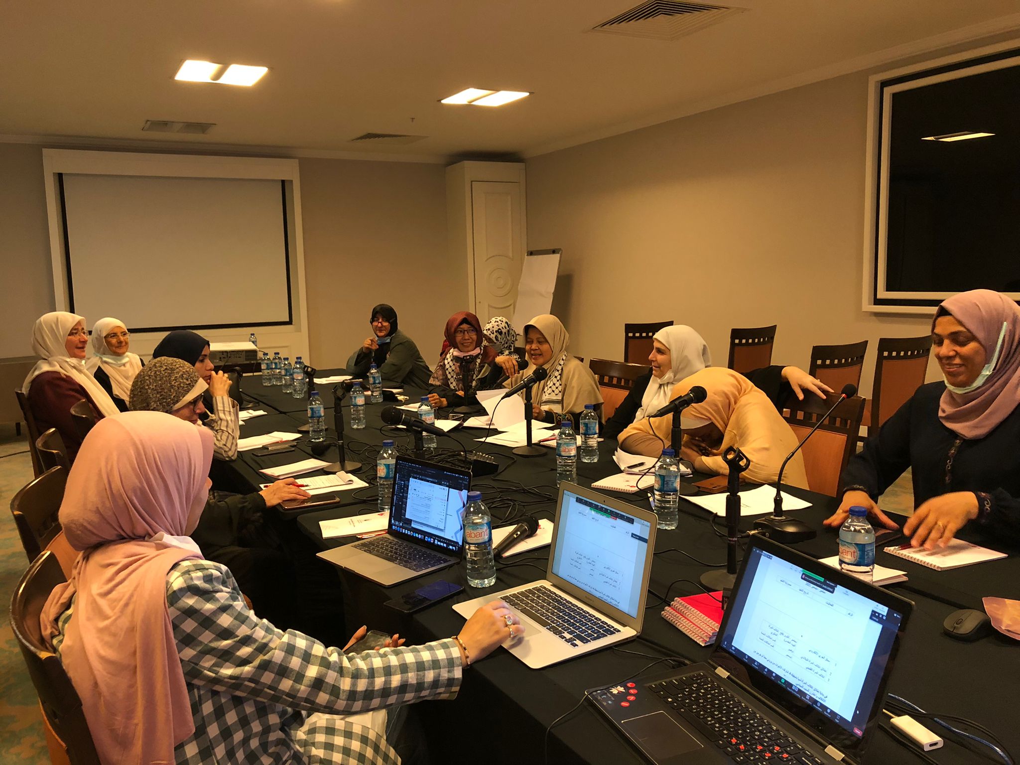 اجتماع الأمانة العامة لائتلاف المرأة العالمي لنصرة القدس وفلسطين