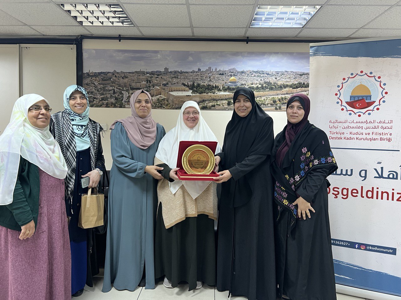 Visit of the Delegation from the Global Forum for Thought and Culture to the Global Women's Coalition for Quds and Palestine in Istanbul